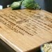 Personalized Cutting Board, Custom Engraved - 12" x 15" for Families. Wedding Gift, Anniversary Gifts