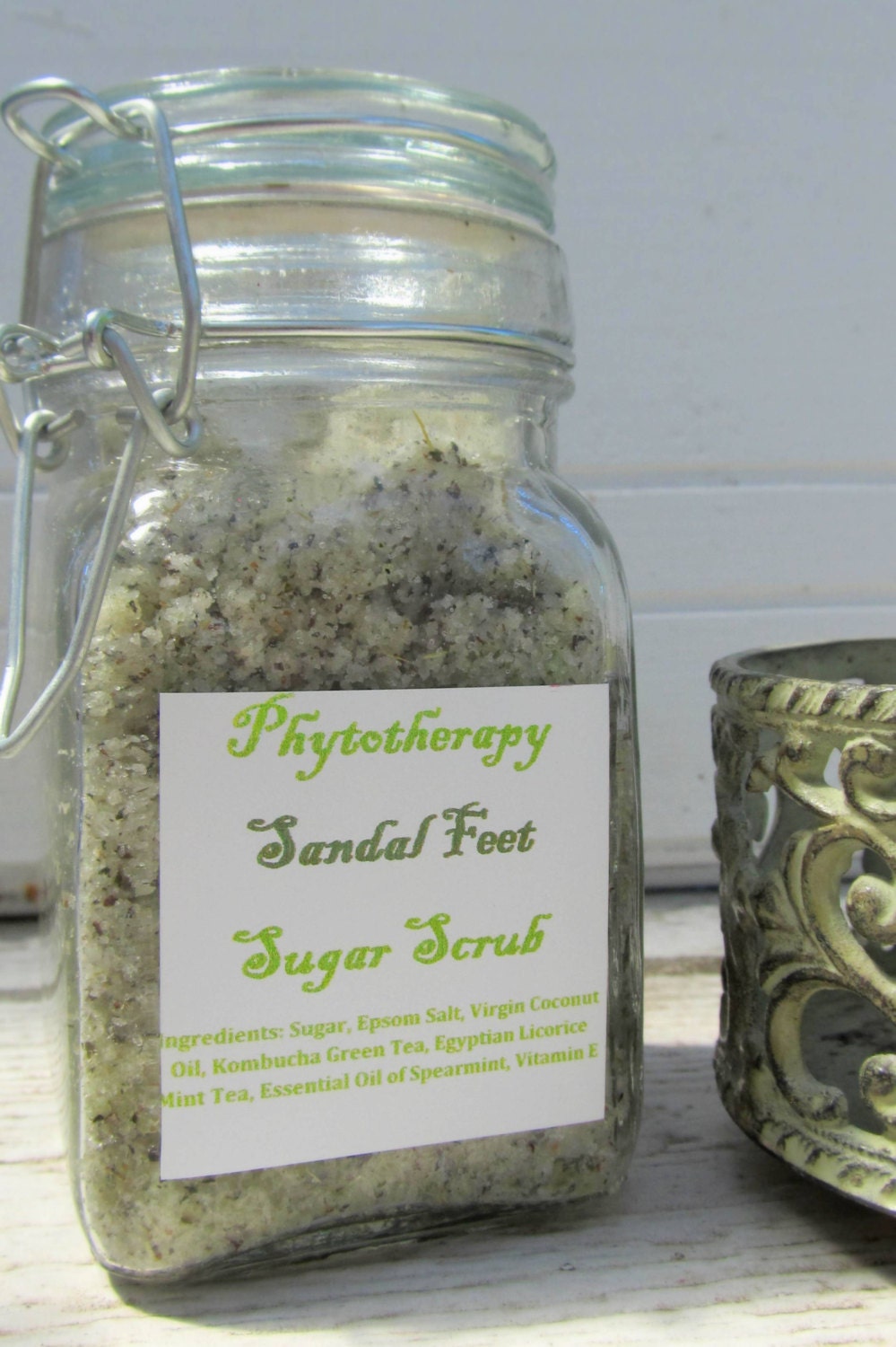 Sandal Feet Sugar Scrub- Green Tea Mint
