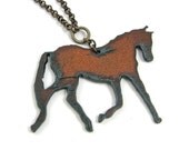 Horse Pendant (Western, Rodeo Jewelry, Cowgirl Necklace, Equestrian)