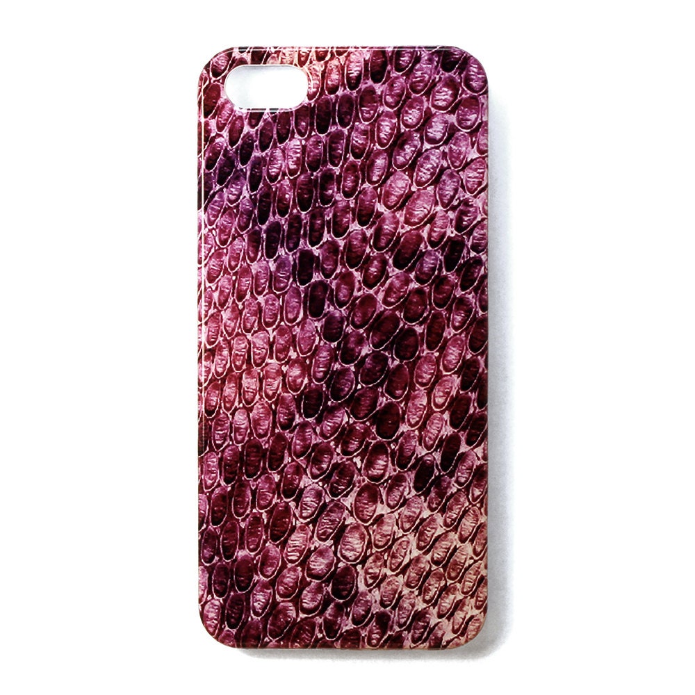 iPhone 5 Case - Ruby Snake Print