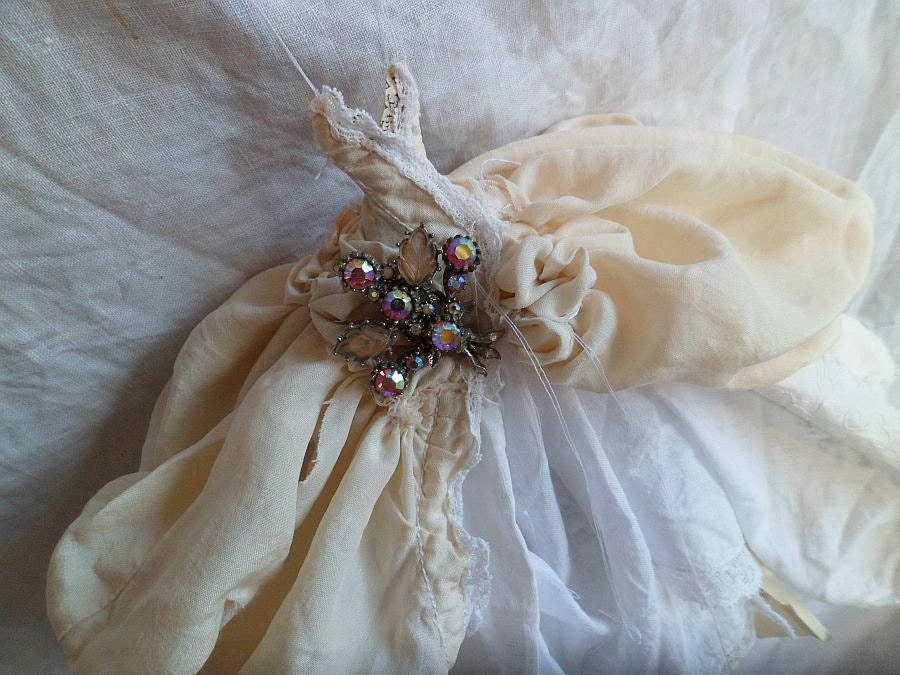 Art Dress Assemblage - Spring Wedding.