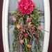 Spring Wreath Summer Wreath Teardrop Vertical Door Swag Decor
