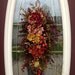 Summer Wreath Fall Wreath Thanksgiving Teardrop Vertical Door Swag Decor.."Autumn Enchantment"