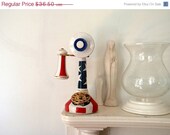 SALE Antique Bottle Atomic Americana Pottery Yankee Doodle Telephone