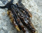 Creepy Crawly Real Alligator Foot Necklace. Voo Doo Gator Jewelry