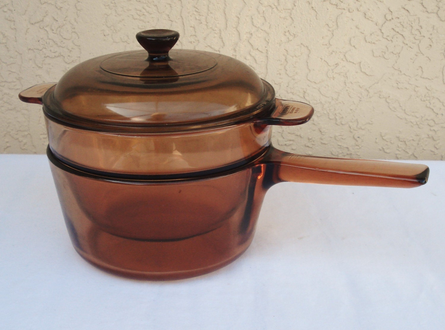 Vision Corning Cookware France Amber Color Glass 15 By Npebaysale 7432