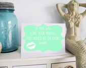 Not so Nice card set, Runny Mouth