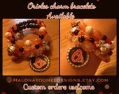 Orioles charm bracelet