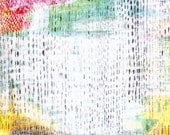 Art Print, Painting, Large 16 x 20, Summer Rain