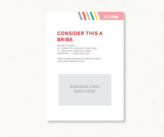 Referral Card - PSD File