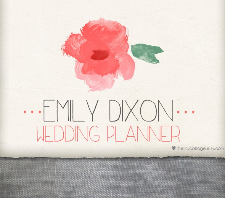 Premade Logo and Watermark Design - Emily Dixon (No. 335)