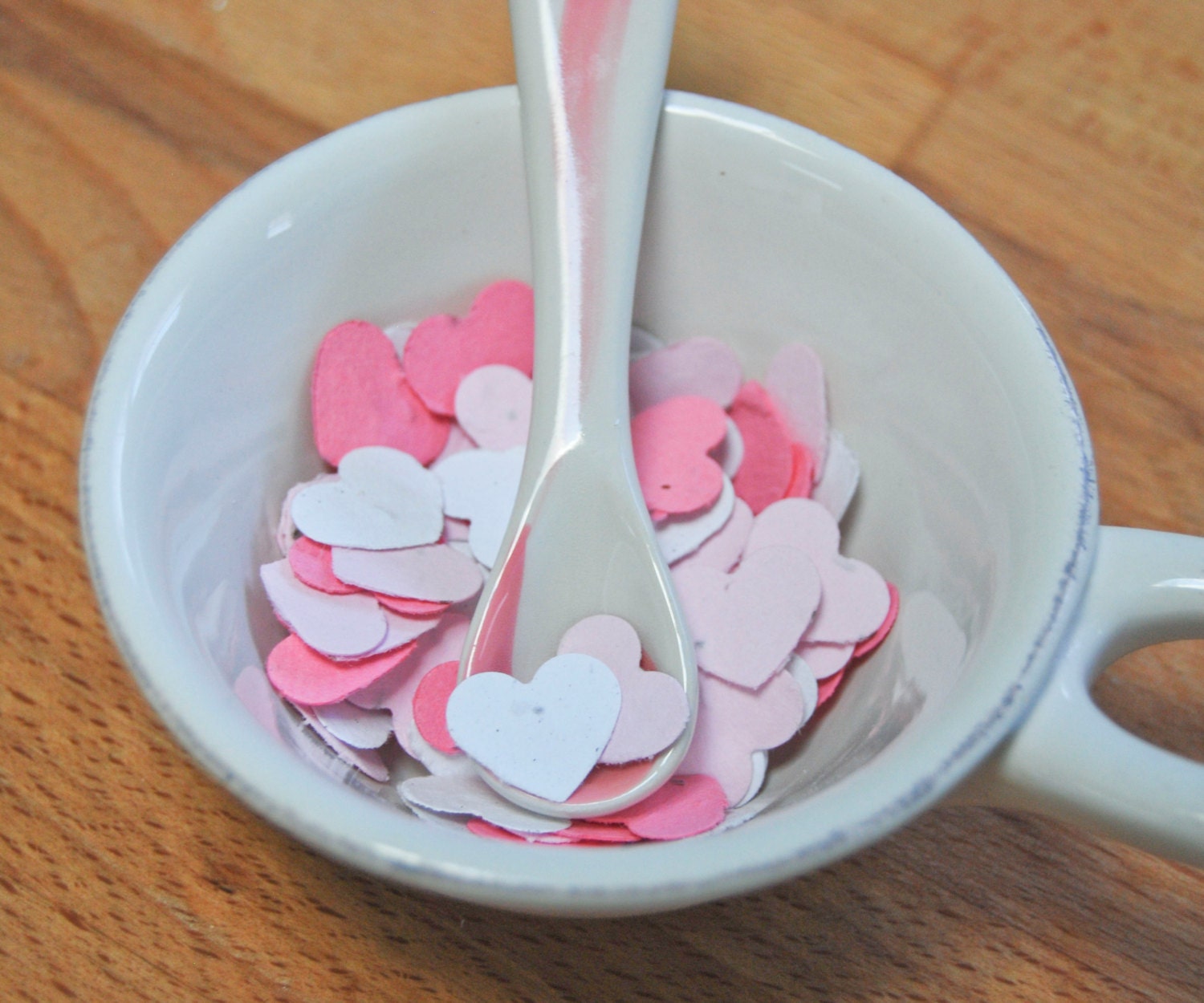 Plantable Seed Paper Confetti, Mini Hearts, 100 Count