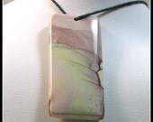 Large Rectangular  Willow Creek Picture Jasper Focal Bead