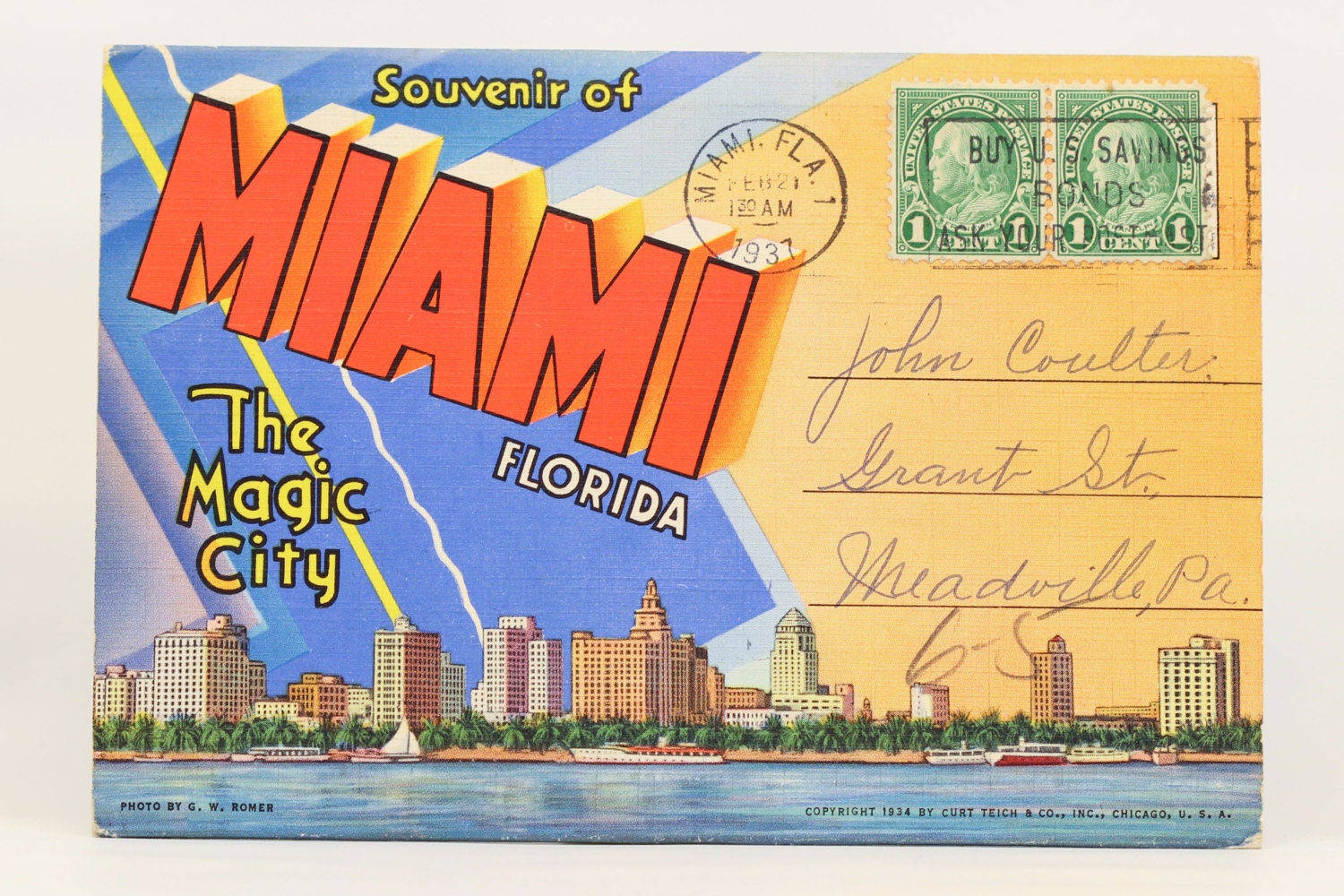 Miami, Florida - The Magic City - Postcard Folder - 659