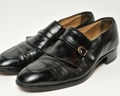 Nettleton Size 8.5 E Men's 1970s Monkstrap Shoe
