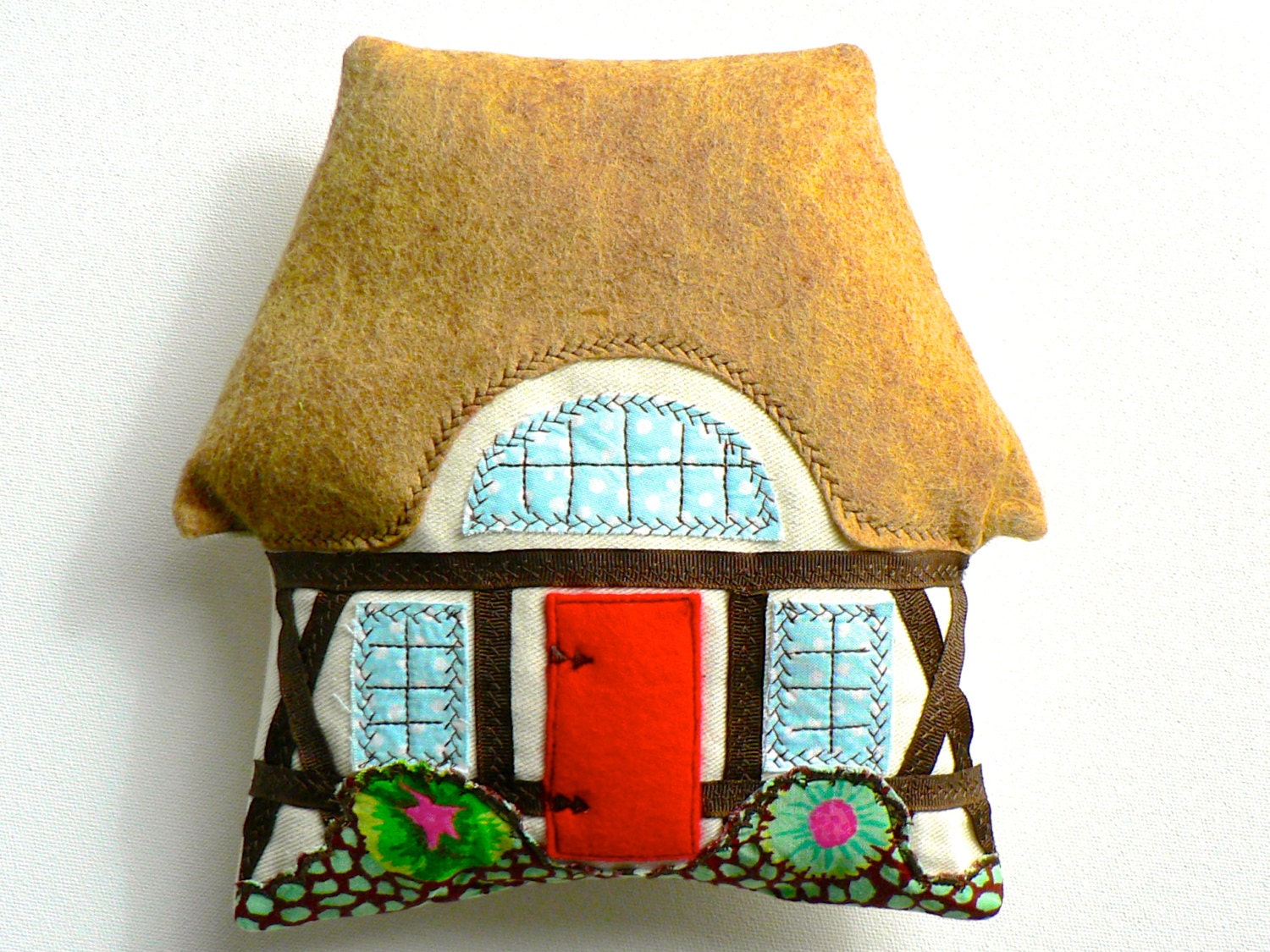 Tudor Cottage Pillow bedroom decor, Tooth Fairy pillow, lavender sachet