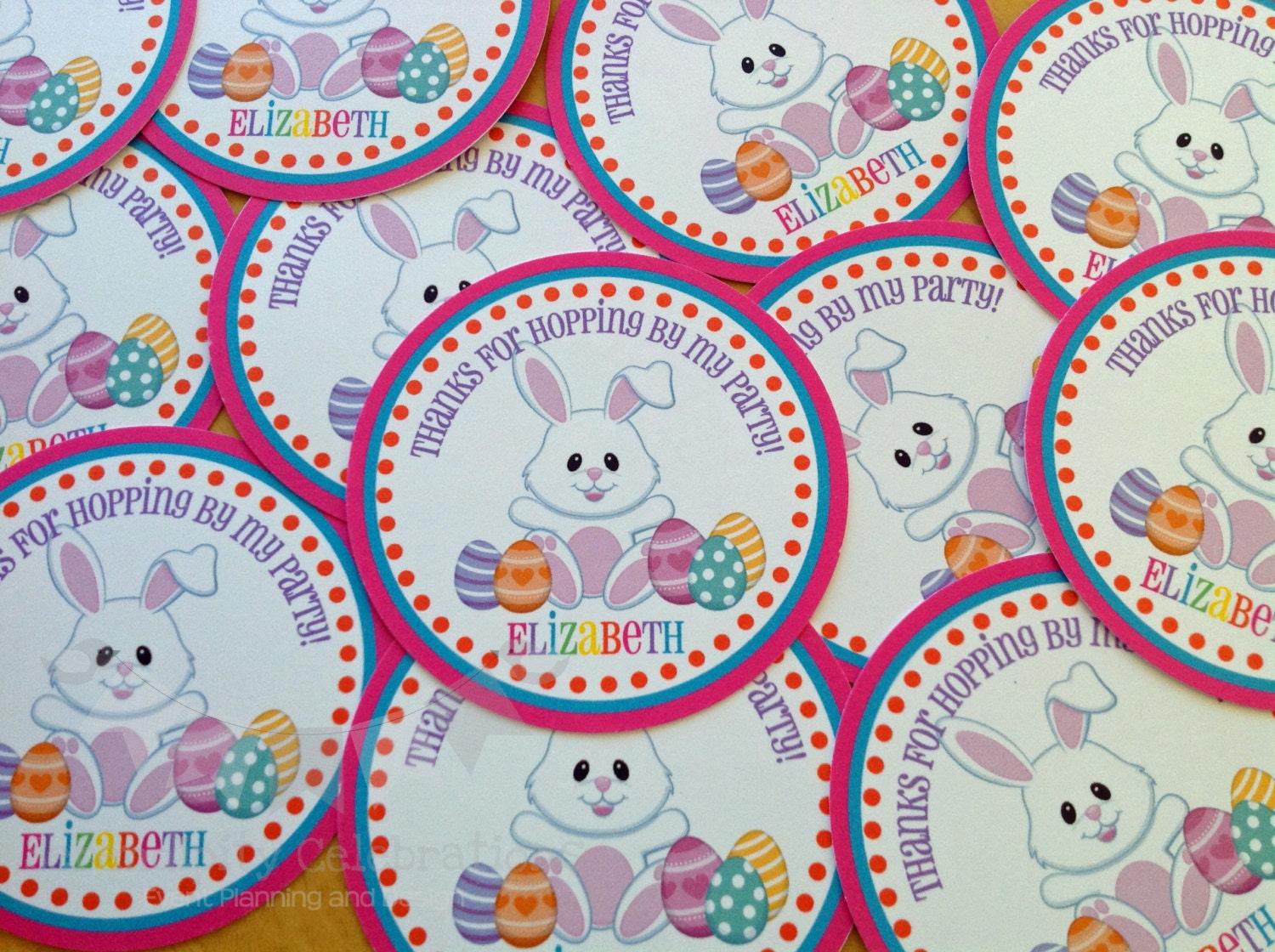 Easter Bunny Favor Tags v2, Easter, Bunny, Easter Gift Tags, Classroom Favors, Easter Holiday, Easter Birthday