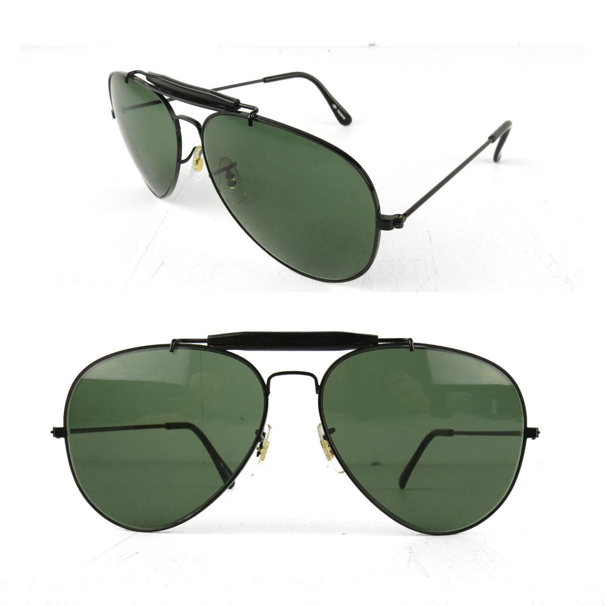 vintage black aviator sunglasses gradient lenses sun glasses unisex men womens retro