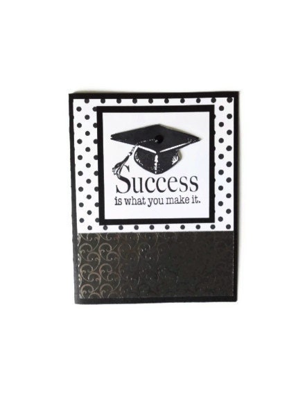 Graduation Card Graduation Cap Black Card