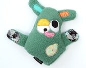 Large Durable Plush Dog Toy with Secret Heart Fortune & Squeaker - Fleep J. Needo by Fugly Friends
