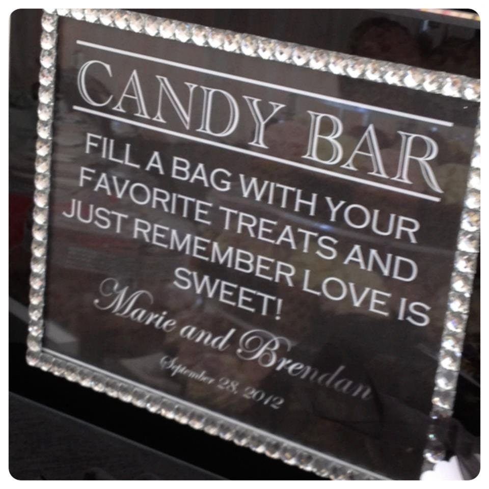 Fun Chic & Modern Wedding Candy Bar or Buffet Sign or Poster DIY Print Ready