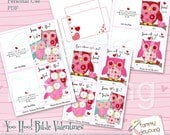 Religious Owl Valentines Cards digital, printable,  Bible, Christian, Scripture,cute