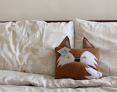 Cute Fox Pillow With Tail