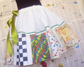 Kitsch Skirt, Kitsch clothes, Board game Skirt, Halloween costume,Womens Costume, Unusual Clothes, ROOBY LANE