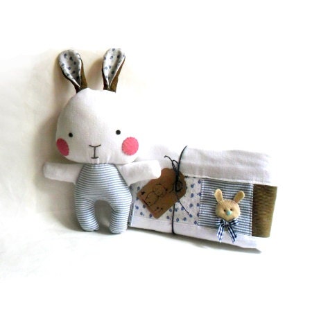 Popular items for rag doll rabbit on Etsy