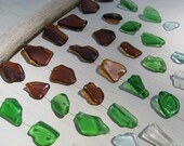 SIMPLE BEACH GLASS Mobile Sea Glass Mobile Sun Catcher Cottage Decor