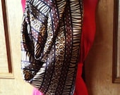 Scarf, Cheetah, Zebra, Leopard, Animal Print, Square, Satin, Fashion, Satin, Tribal, Safari, Jungle, Wilderness, Natural-Wild Queen