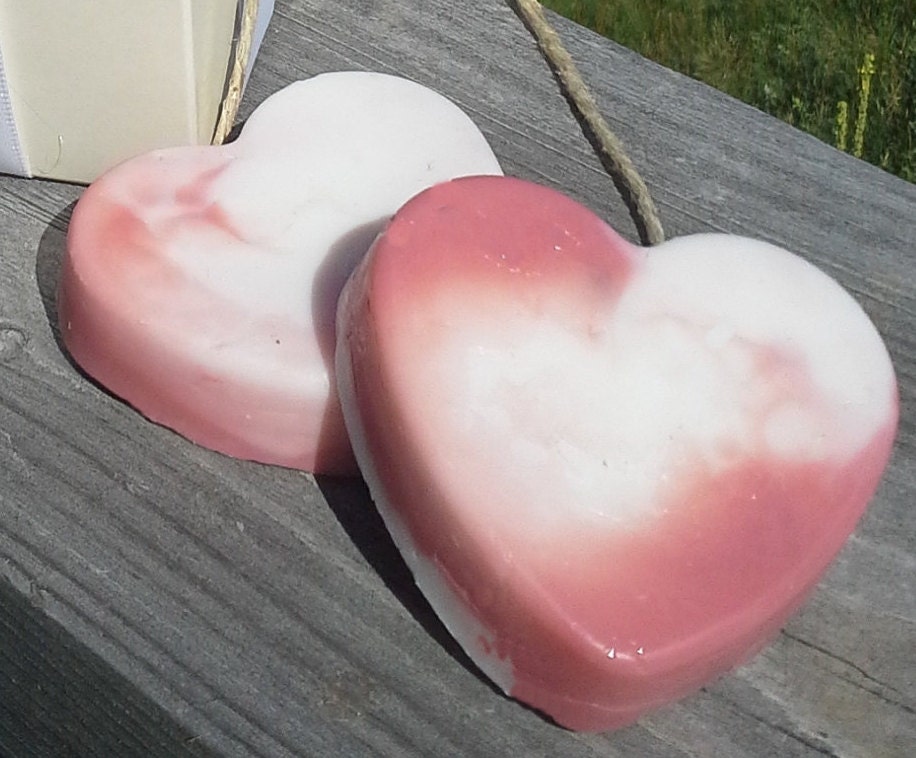HEART SOAP on a ROPE - Birthday, Fathers Day, Anniversary, Wedding, Love Gift