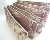 Wedding Clutches Bridesmaids gift bags Set of 6 Cosmetic bags Bridal accessories