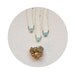 HALF OFF The Terrestrial Series in Bone White with Amazonite Cube