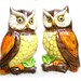 Owl Wall Hanging, Lefton Owls Wall Hanging, collectible owls, owl decorations, vintage owl, home decor, home decoration, owl collectible