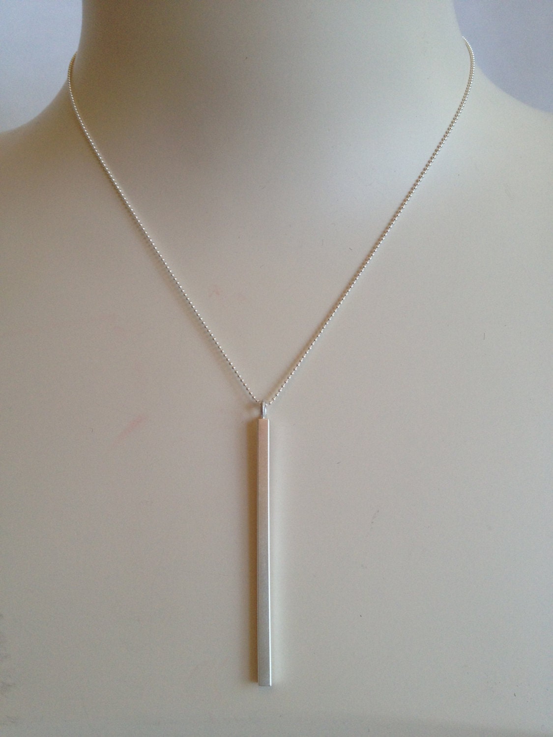 Square pendant necklace