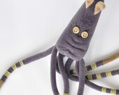 WORKAHOLIC, handmade plush, stuffed animal, toy for children