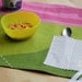Picnic roll placemat, travel placemat, roll placemat, lunch roll napkin. Portable snack cloth roll napkin. Reusable napkin.