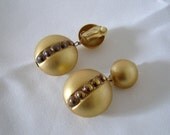 Matte Gold - Clip Earrings