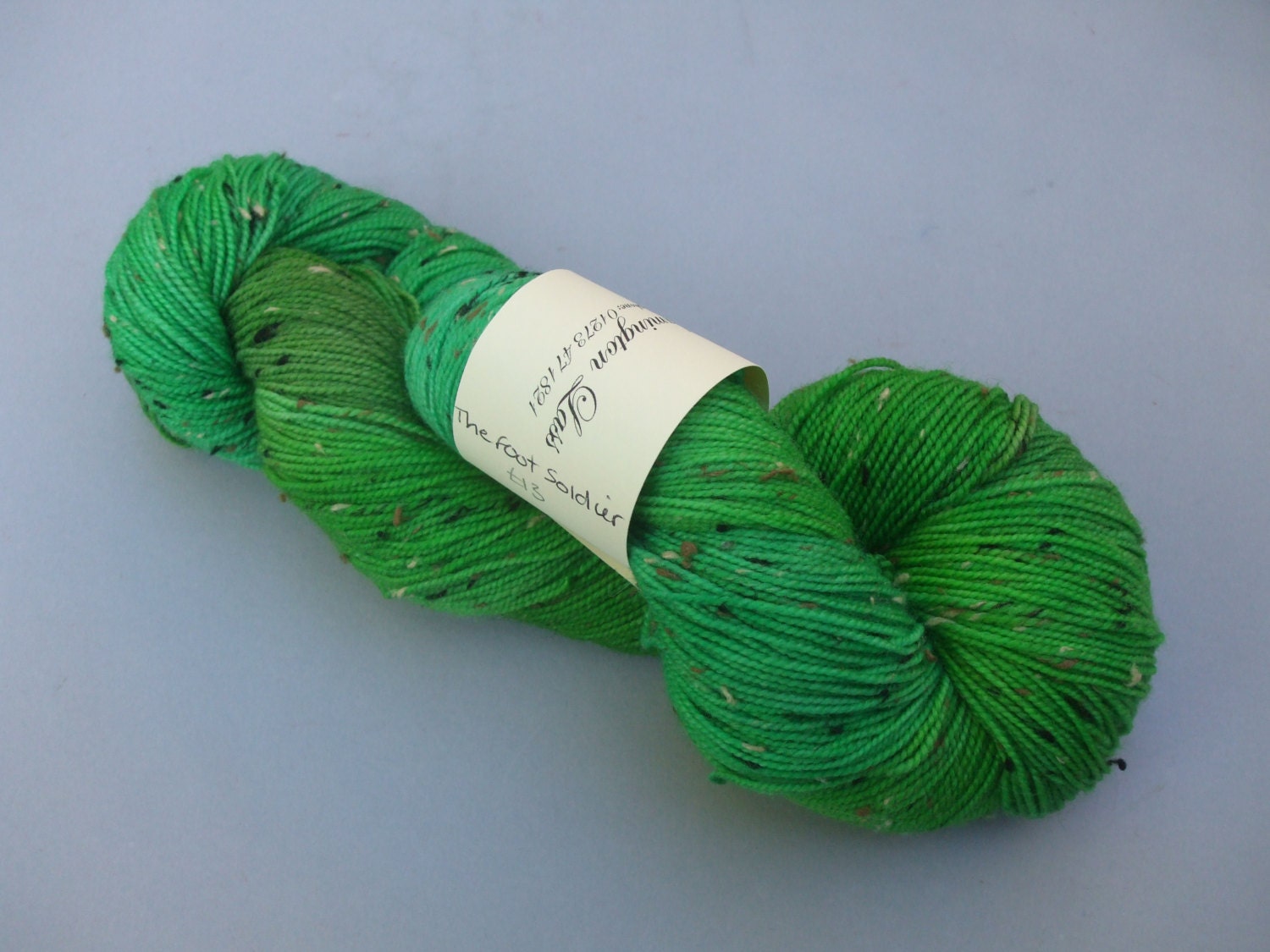 4 ply Donegal Tweed BFL Sock Wool. The Foot Soldier