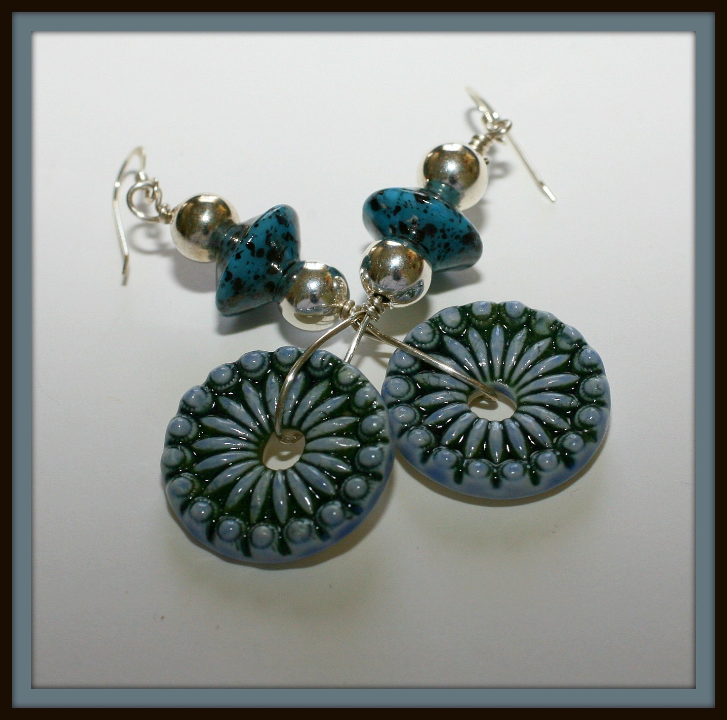 Blue Sky Dangles Earrings