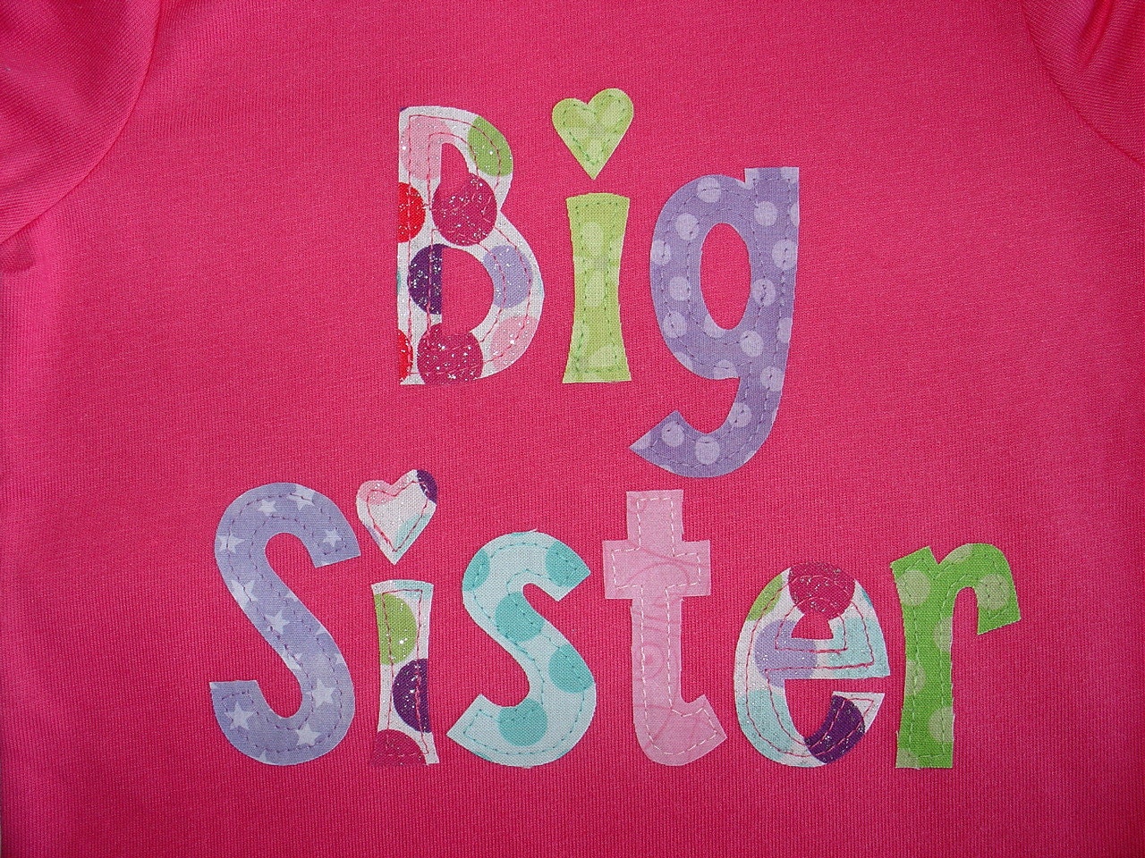 Big Sister Shirt - Raspberry Pink