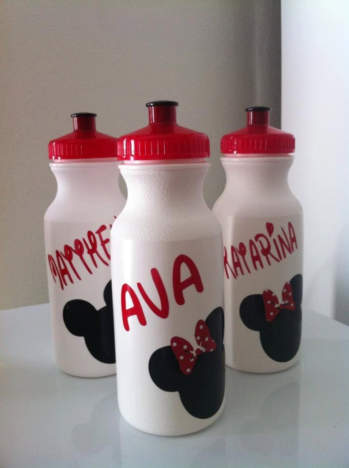 Personalized Disney Inspired Plastic Water Bottle 16 Oz.
