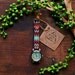 Free shipping US,Native American inspired hand-beaded watch.brown,leather,handmade,hippie,boho,hipster