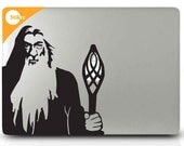 MAC DECALS vinyl laptop stickers hobbit decal - Lord of the Rings, Gandalf the White - Removable Decal 220