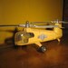 Yellow Twin- Blade Transport Helicopter, made by HUBLEY Toys