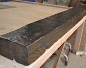Mantle: Stunning Salvaged Traincar Oak (48" x 8" x 4" high)