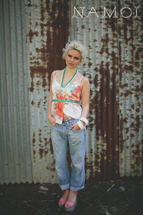 NAMOI print silk cami