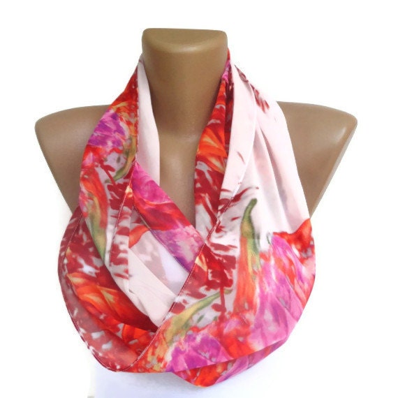 infinity scarf, summer scarf, women eternity scarf, loop scarf , circle scarf, scarves, trendy accessory