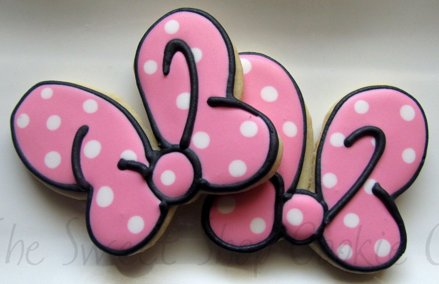 Mouse Bow cookies 2 dozen